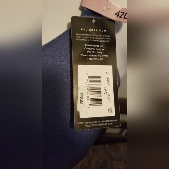 Bali Support Bra 42D - Picture 5 of 6